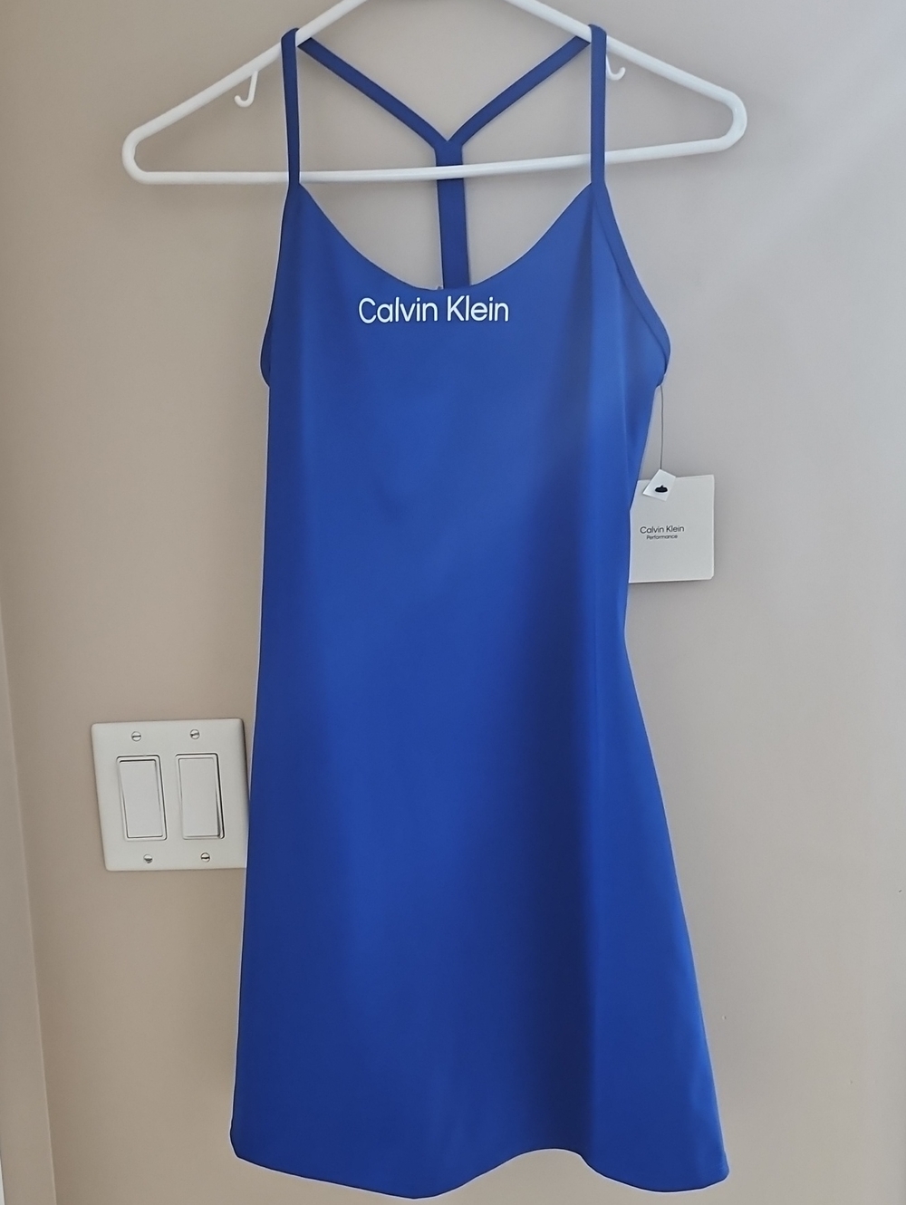 Calvin Klein Performance Royal Blue Active Athletic Mini Dress XS